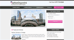 Desktop Screenshot of fashiondegreelink.com